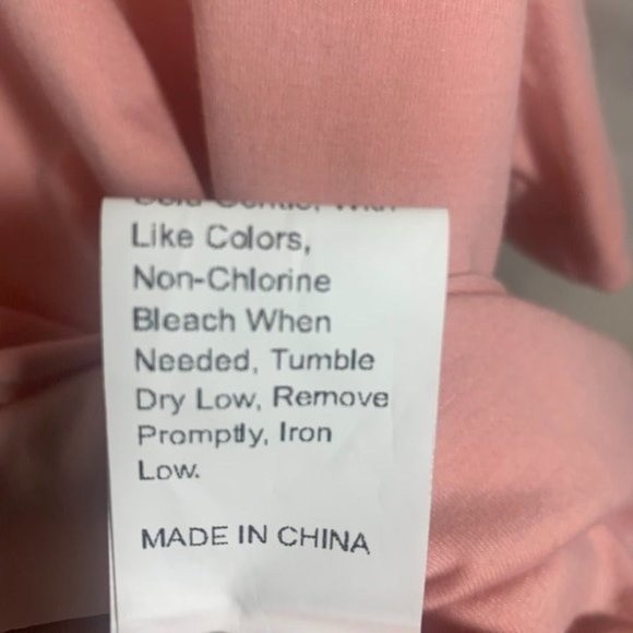 Shein Curve Woman's Corset Tie Neckline Short Sleeves Comfy Light Pink T… - Picture 7 of 7